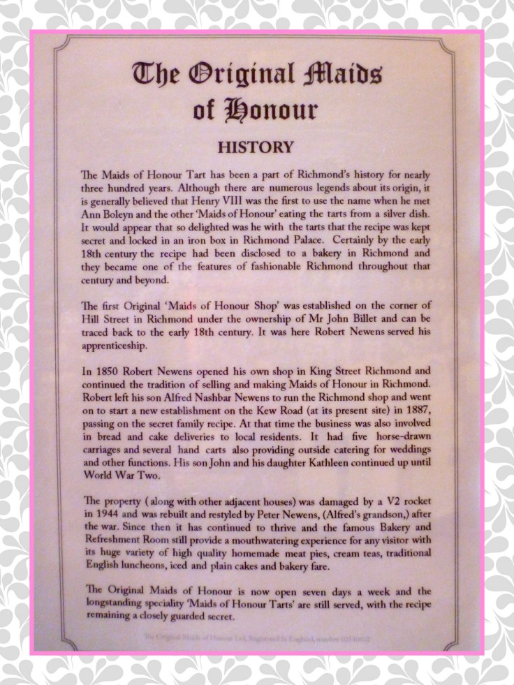 History of Maids of Honour