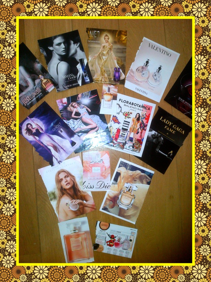 perfume bottles from Glamour