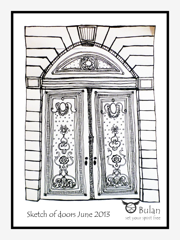Sketch of doors