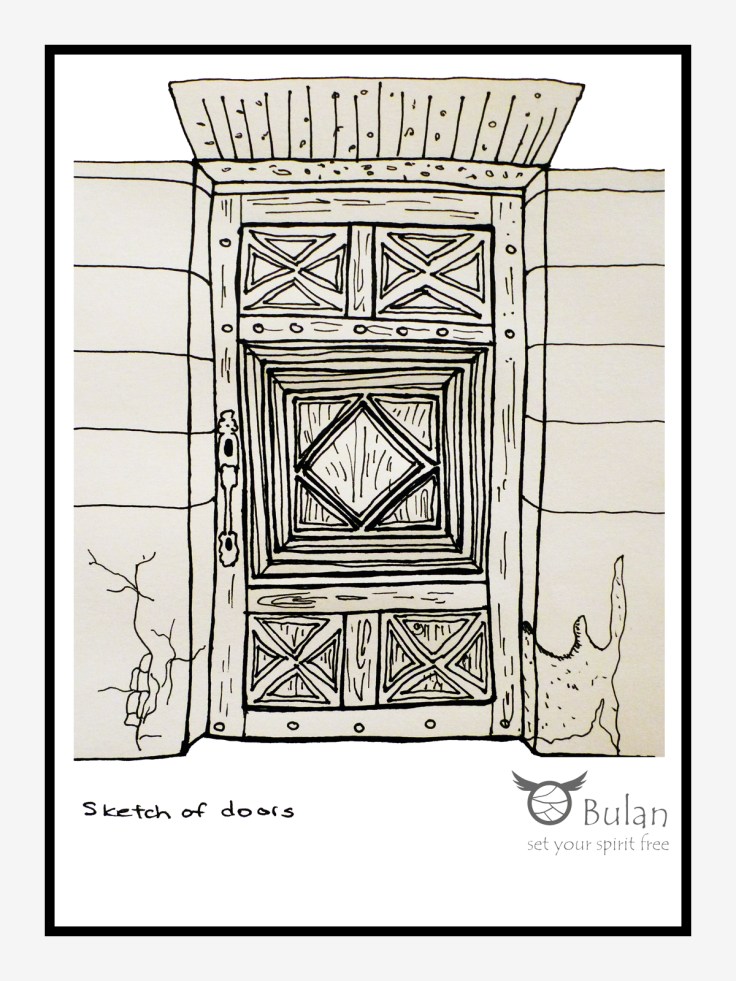 Sketch of Door in provence