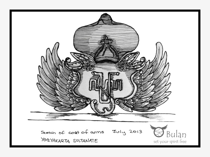 Sketch of Jogja coat of arms