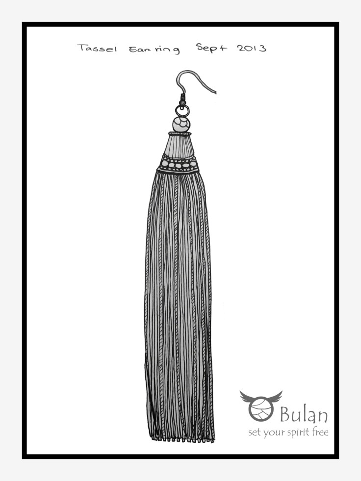 Tassel ear-ring
