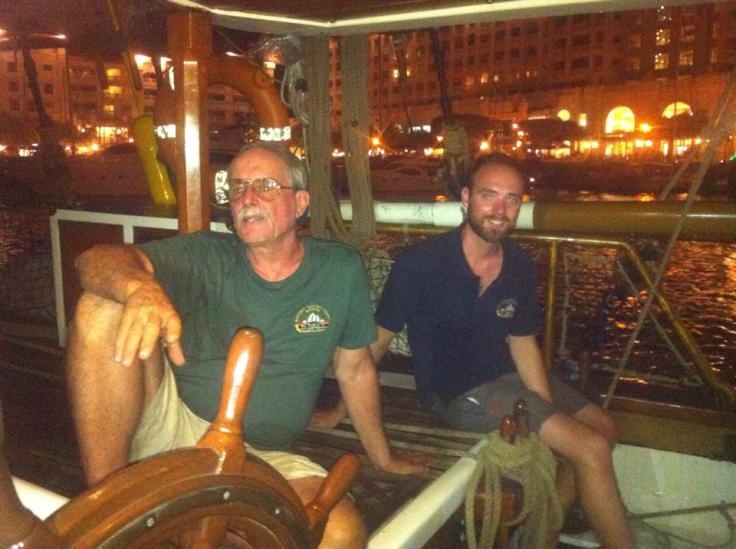 Cpt Shane and volunteer