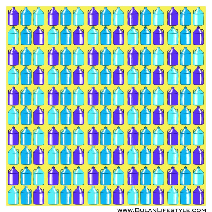 Vintage enamel containers pattern