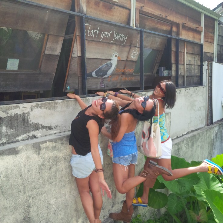 Stewart the seagull mural at Gusto cafe