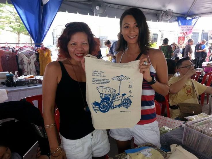 Trishaw eco tote by BulanLifestyle