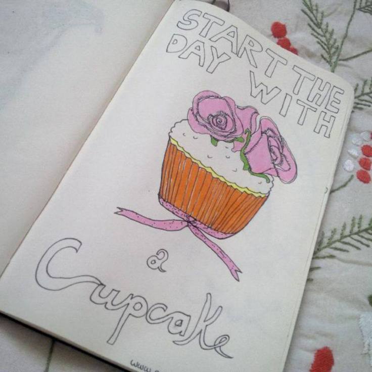 cupcake drawing