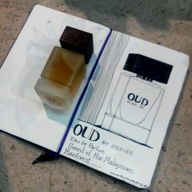 Sketch of OUD eau de toilette by Josh lee