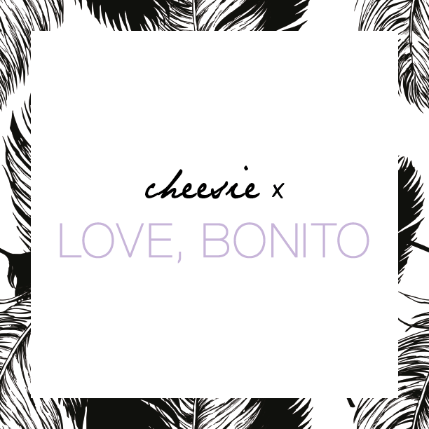Cheesie collaboration with Love Bonito