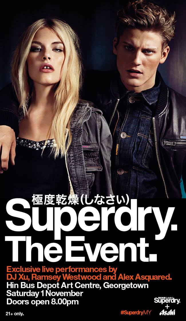 Superdry official launch party penang