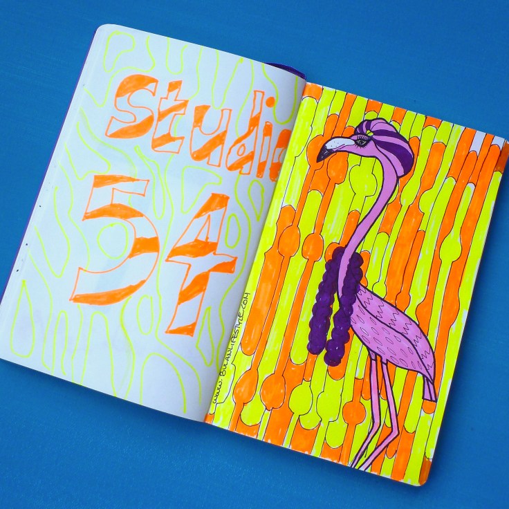 felicity the flamingo studio 54