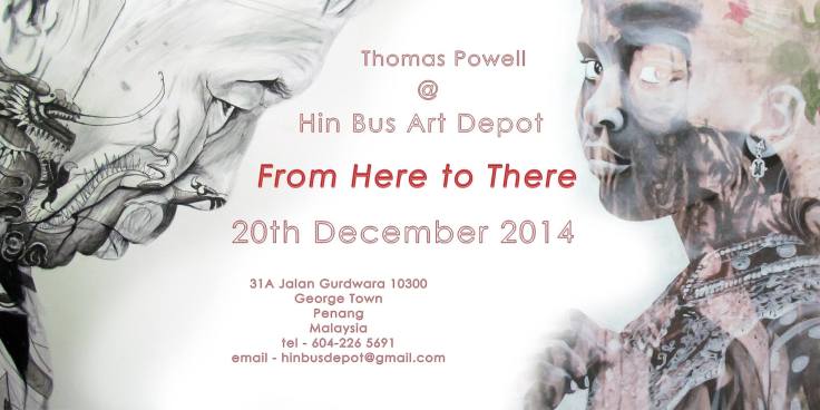 Thomas Powell solo exhibition at the Hin Bus Depot