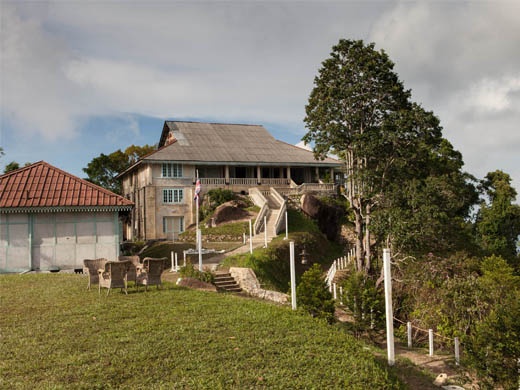 Penang Hill was the film location. It was recreated to look like Simla