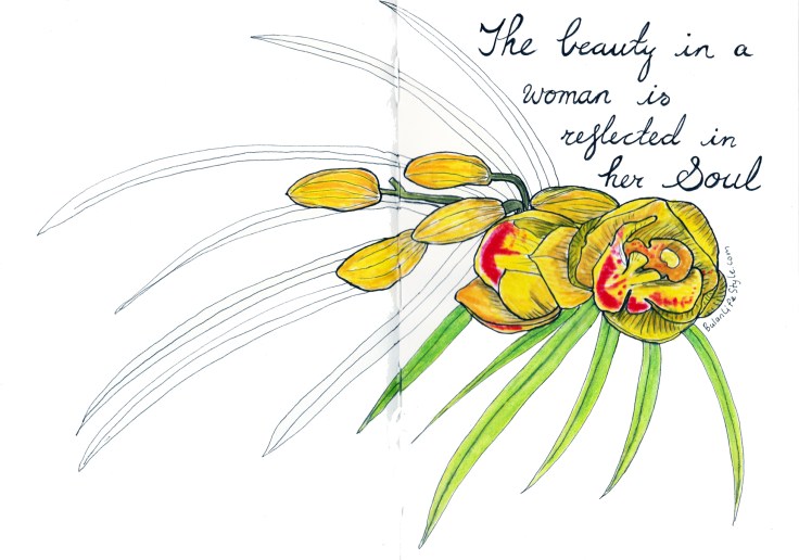 Quote: The beauty in a woman is reflected in her soul ~ Audrey Hepburn