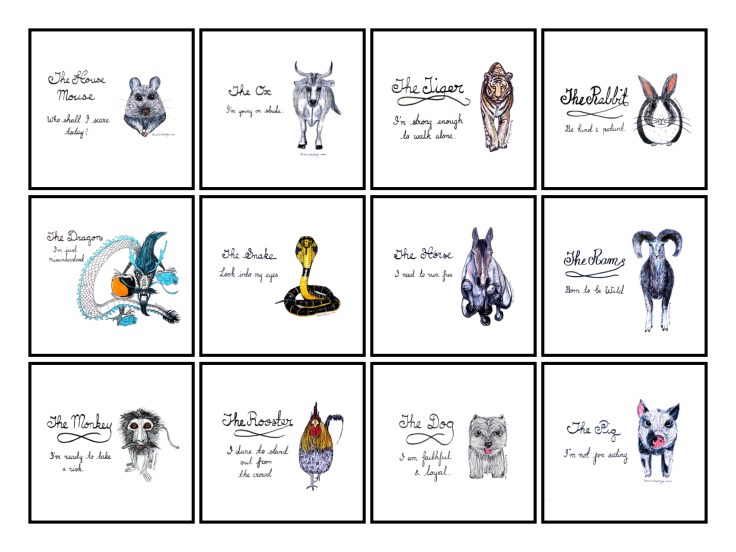 The complete Chinese Zodiac by BulanLifestyle.com. Which animal are you?