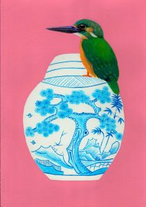 Chinoiserie on Paper art collection by Tiffany Choong
